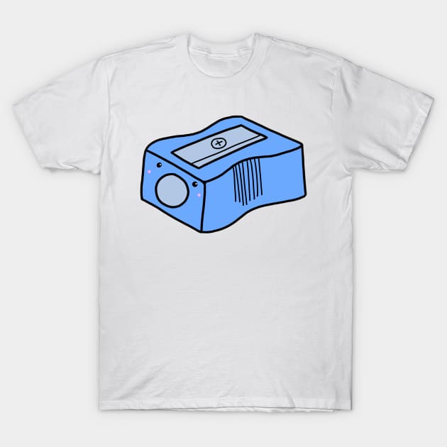 Cute Blue Sharpener T-Shirt by Artmmey